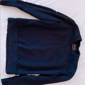 Figs...Navy blue sweater